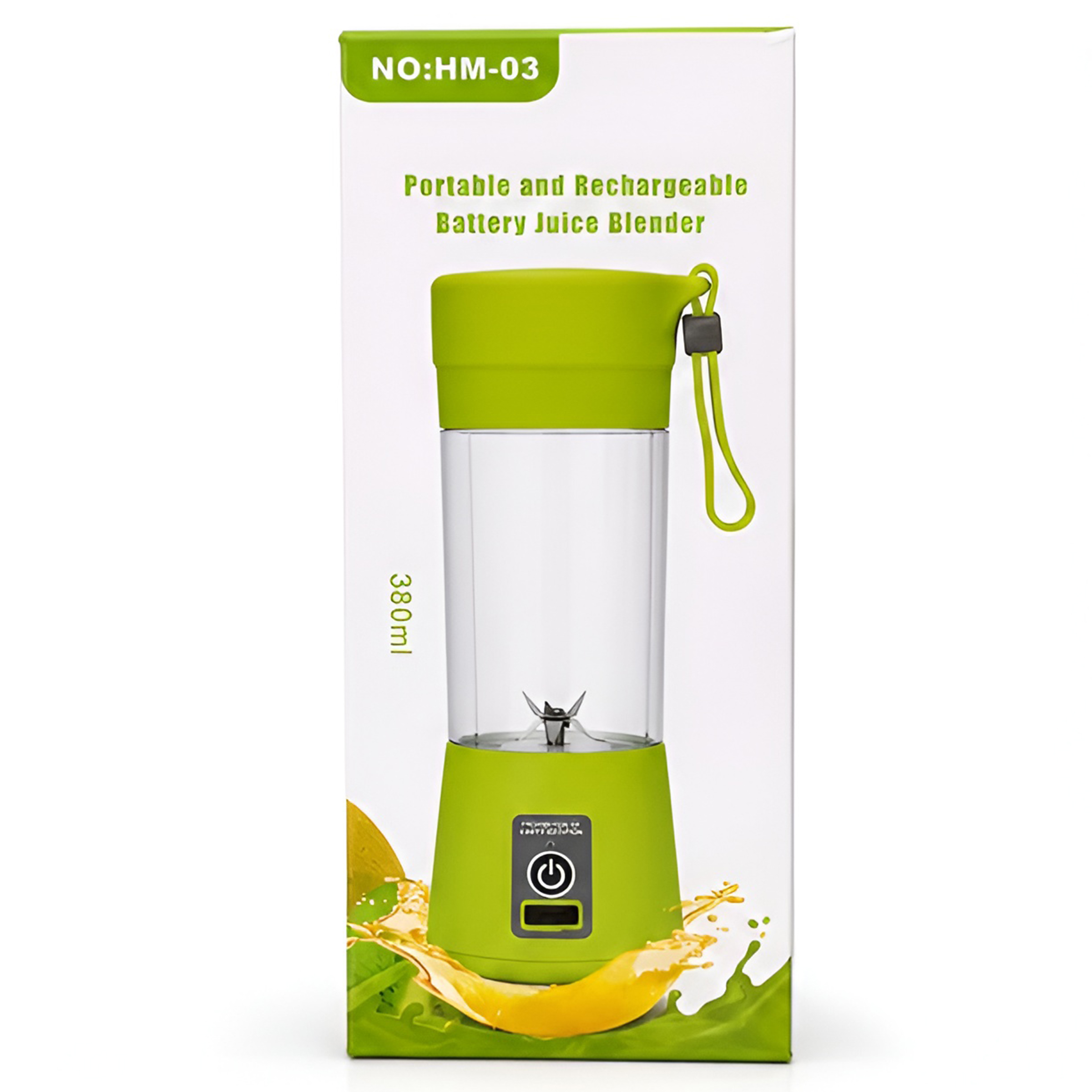 Licuadora Portátil Recargable HM-03 de 380 ml - Imagen 4
